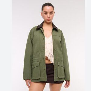 NWT!! Abercrombie Cinched Waist Workwear Jacket